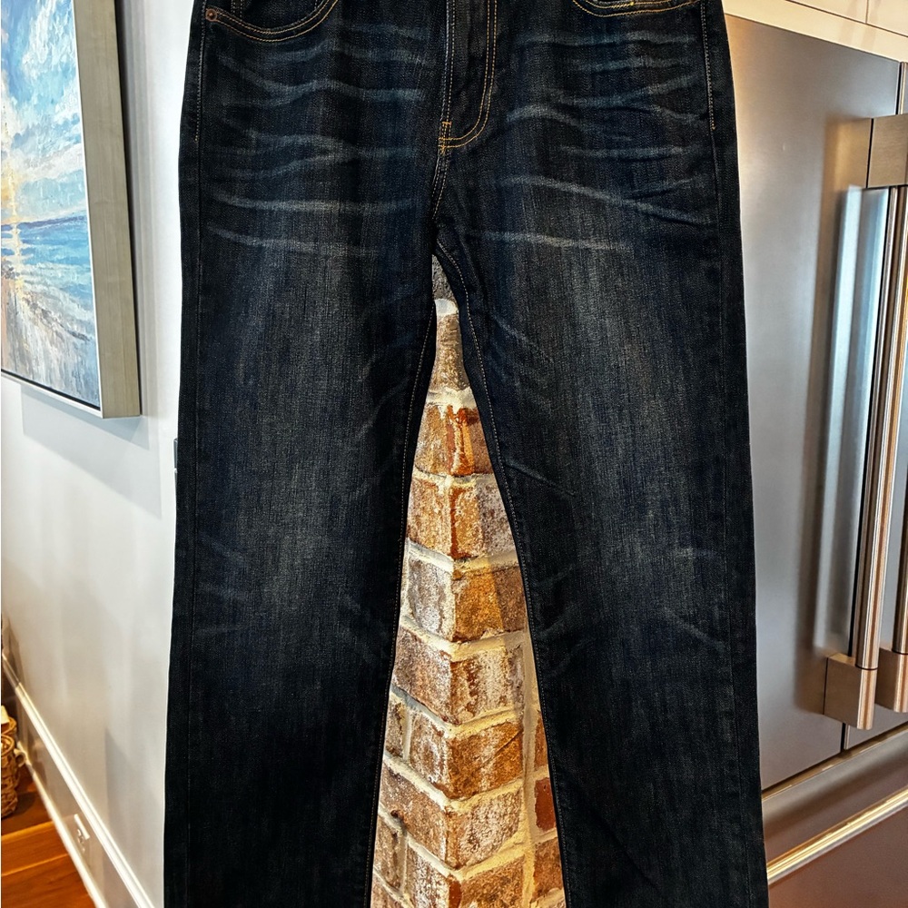 Lucky Brand Men's 221 Straight Deep Indigo Straight Jeans 32/30